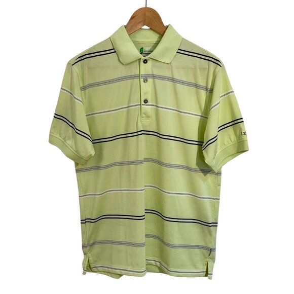 IZOD Light Green Men’s Short Sleeve Striped Golf Polo Sz. SP (X-Treme Function) - Picture 1 of 7
